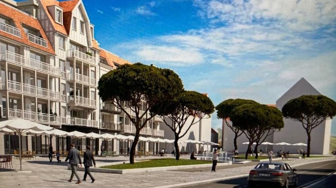 Artist impression van Duinhof Noord in Cadzand.