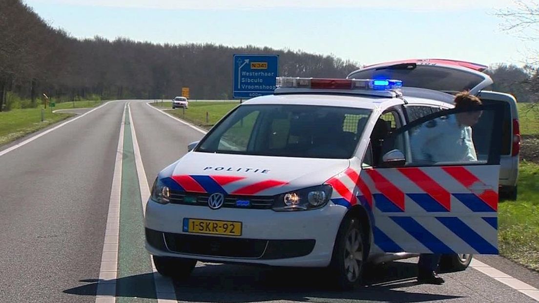 Ongeluk op N36 tussen Almelo en Dedemsvaart