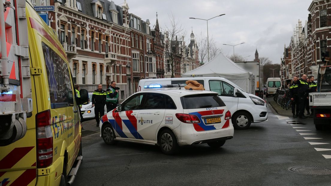 Het ongeluk gebeurde op de Groot Hertoginnelaan in Den Haag