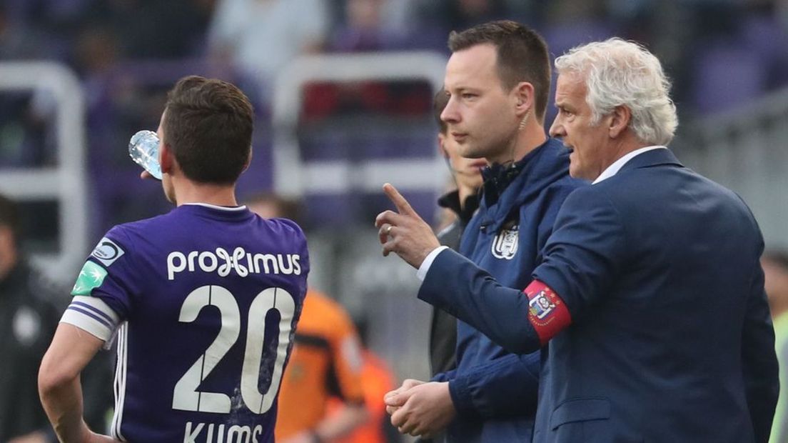 Fred Rutten als trainer van Anderlecht