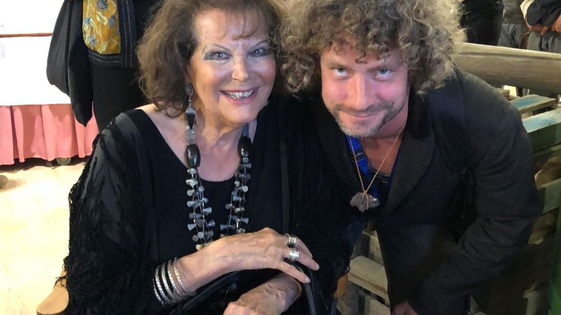 Claudia Cardinale en Wouter Jansen.