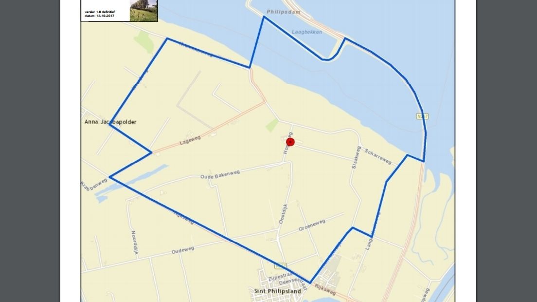 Afgesloten gebied rond pluimveebedrijf