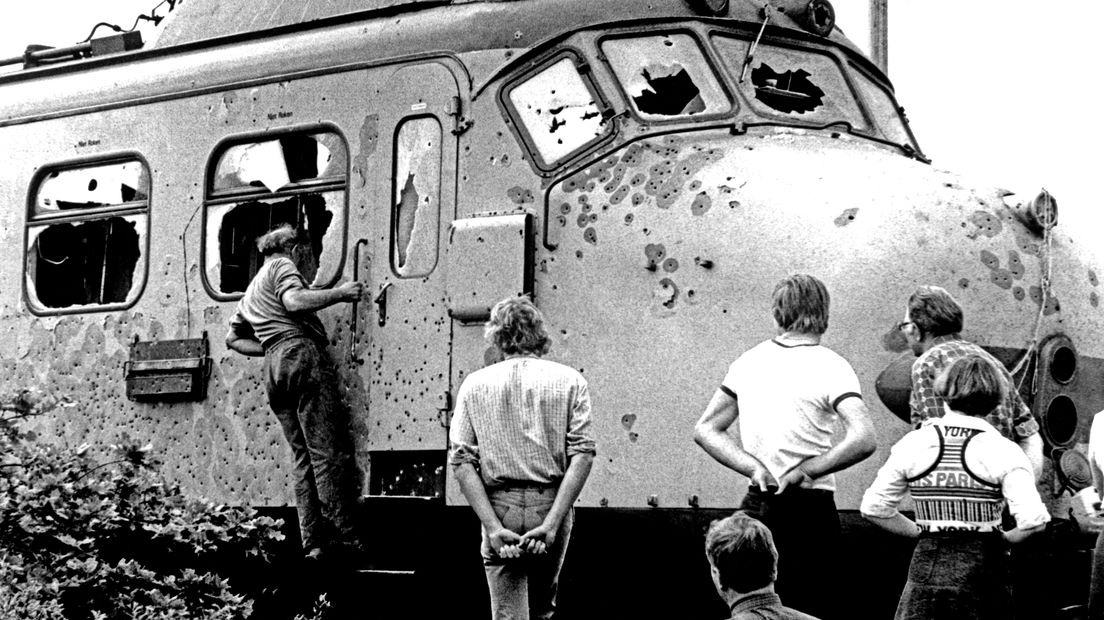 De treinkaping werd in 1977 met geweld beëindigd (Rechten: ANP Historisch Archief)