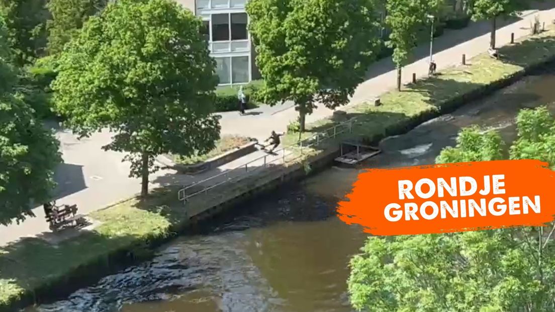 Zo! Wakeboarden bij de Marwixkade in Stad