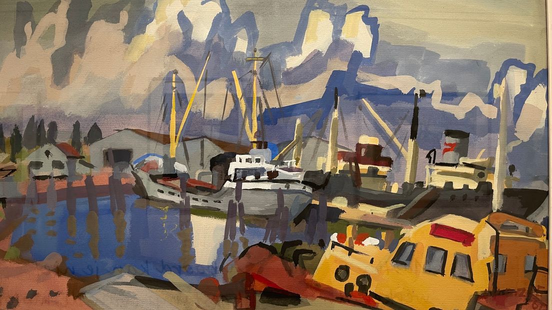 Jan van der Zee: Groninger coaster in Noorse haven