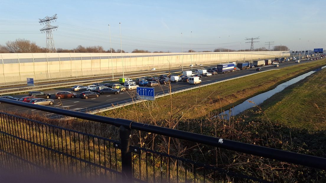 Lange files op de A2 door problemen met de Leidsche Rijntunnel.
