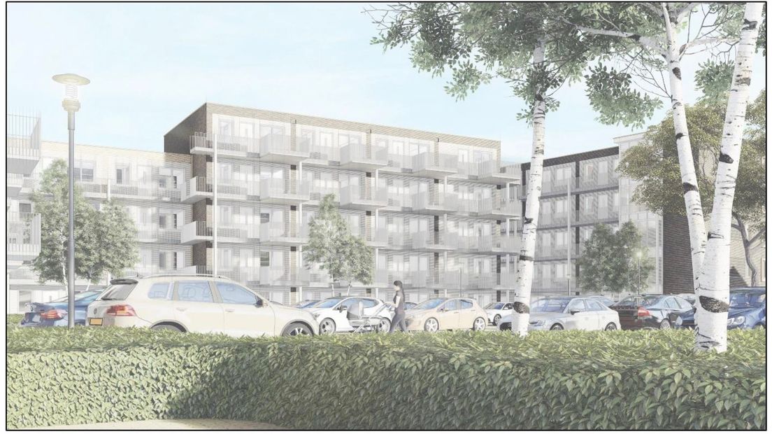 Appartementen op het voormalige Mulo-terrein in Meppel