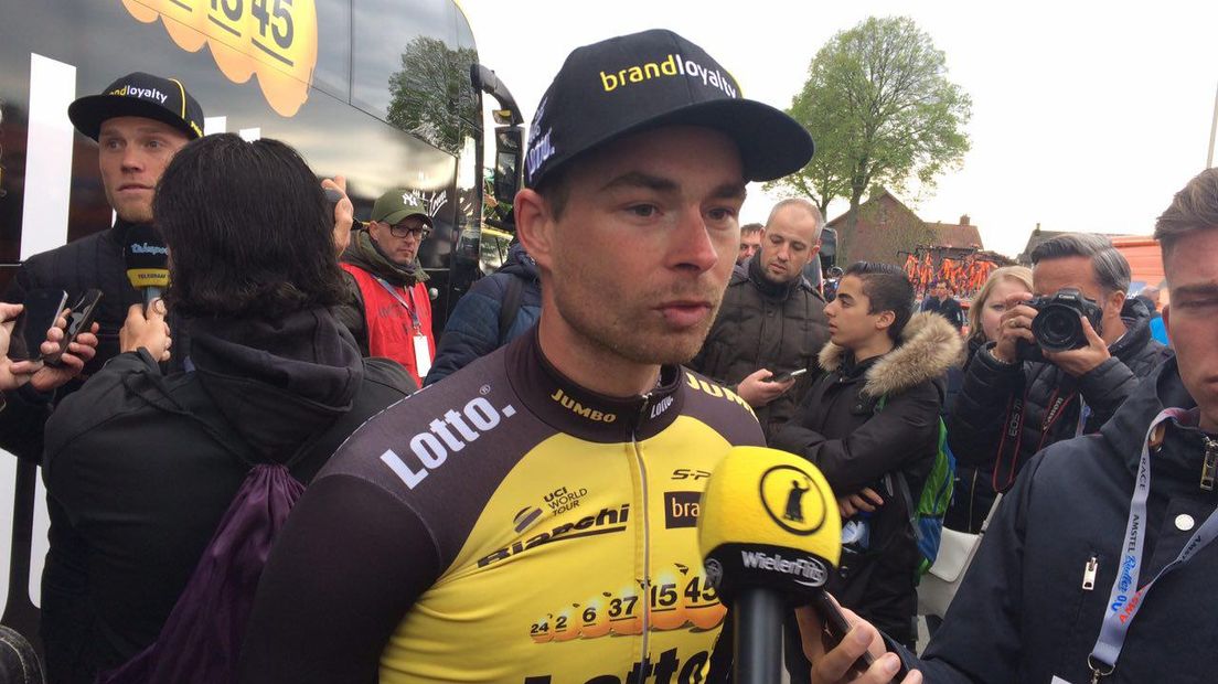 Bert-Jan Lindeman is afgestapt in de vierde etappe van de Ronde van Catalonië (Rechten: RTV Drenthe/Karin Mulder)