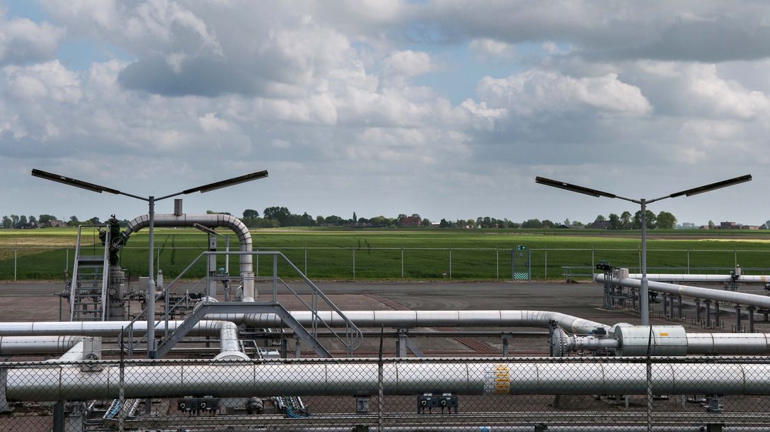Een klein gasveld bij Saaksum
