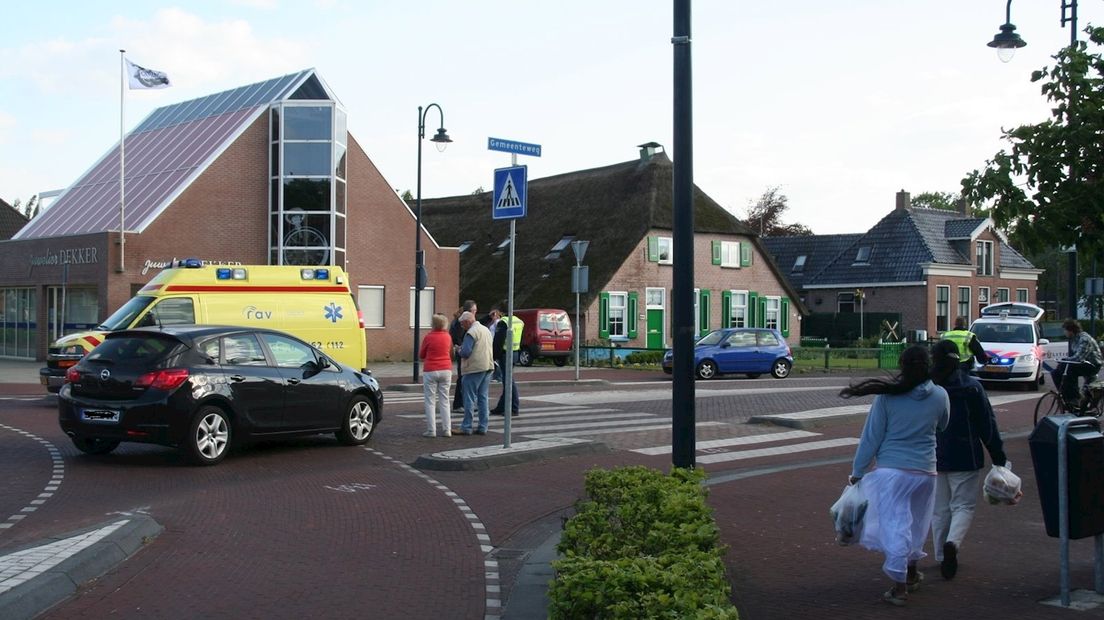 fietster aangereden