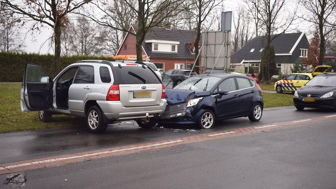 Het ongeluk gebeurde ter hoogte van Peizermade