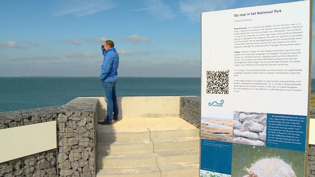 Wilco Jacobusse van het Nationaal Park Oosterschelde