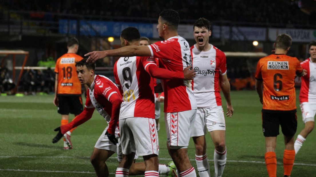 Jerdey Hilterman scoorde twee keer tegen FC Volendam