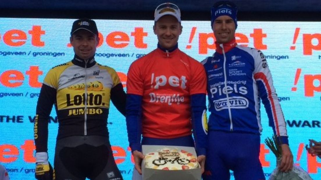 Het podium van de Ronde van Drenthe