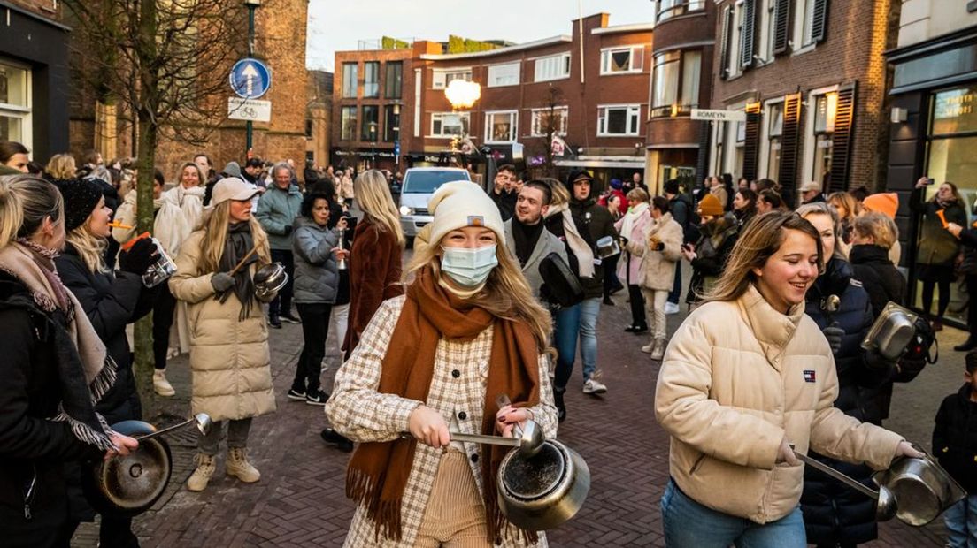 Het protest in Barneveld
