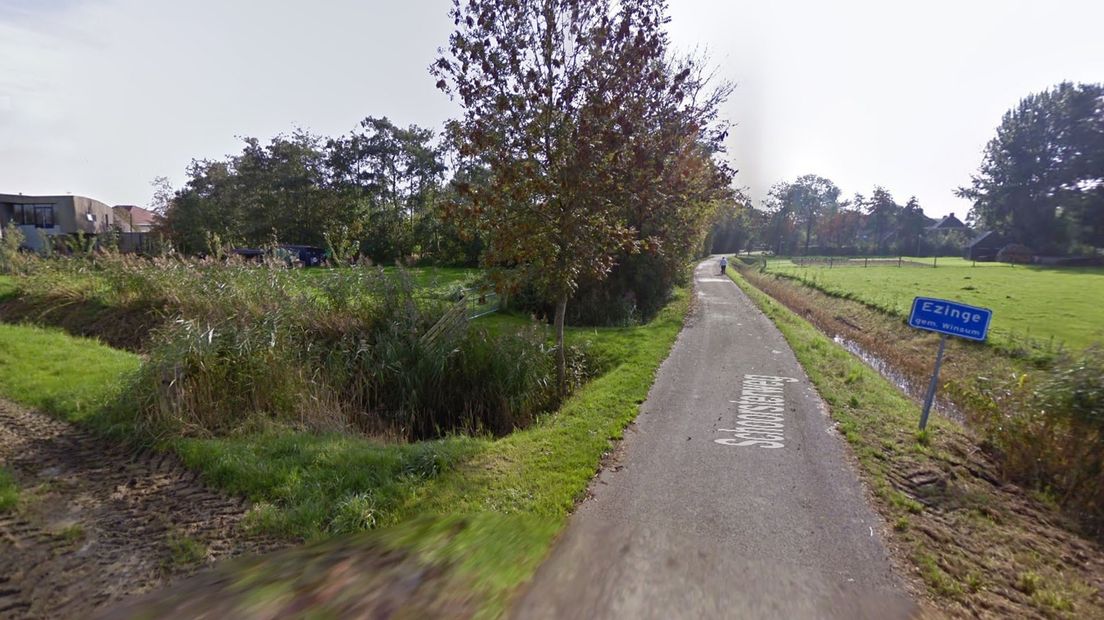 De plaats des onheils, net buiten het dorp