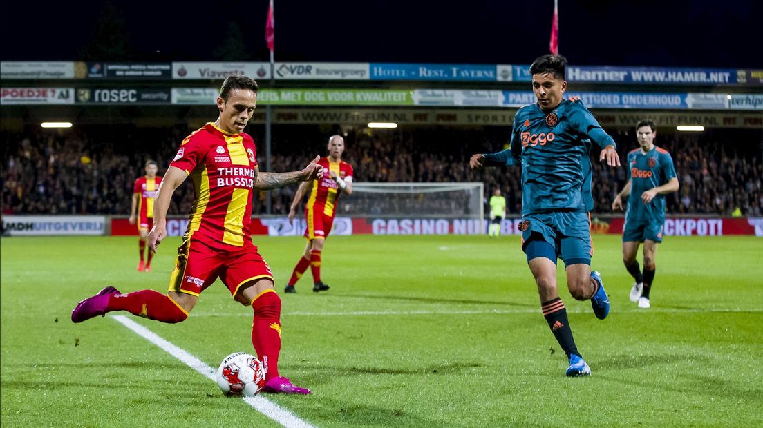 Gelijkspel bij GA Eagles tegen Jong Ajax