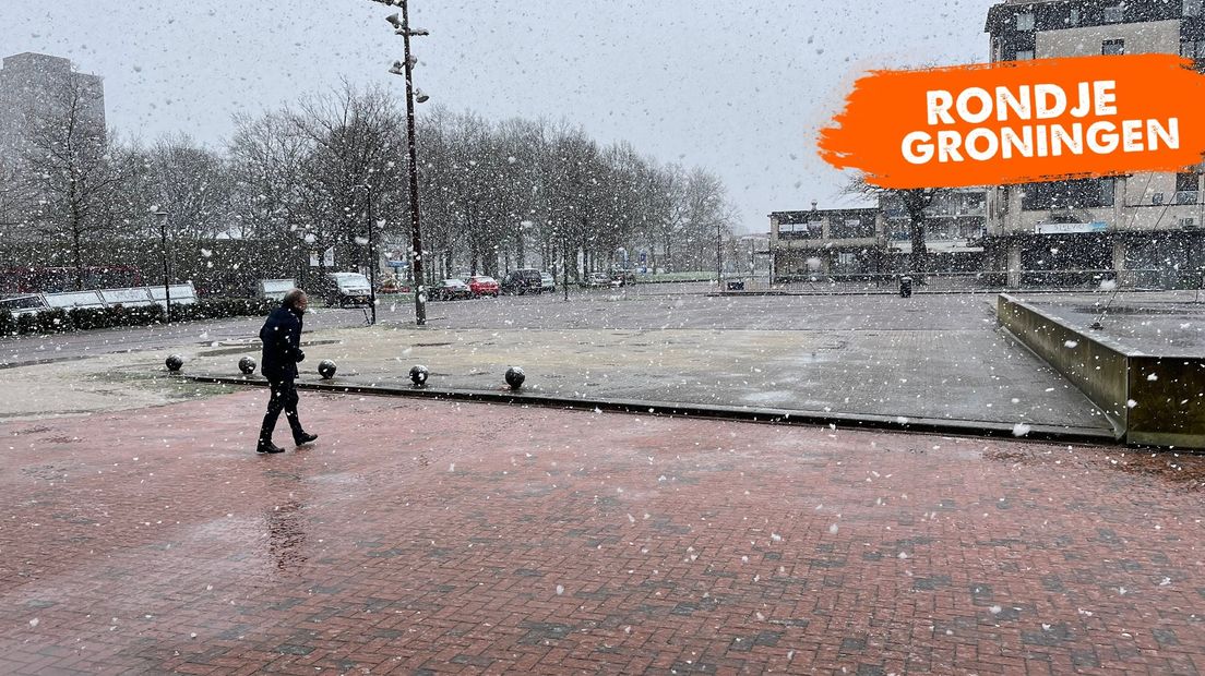 In Knoal bleef helemaal niemand iets bespaard: sneeuw na de storm!