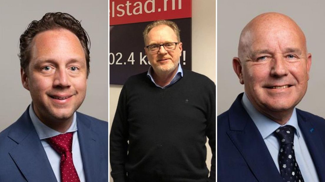 V.l.n.r.: Paul de Bruijn, Hans van der Elst, René Zoetemelk
