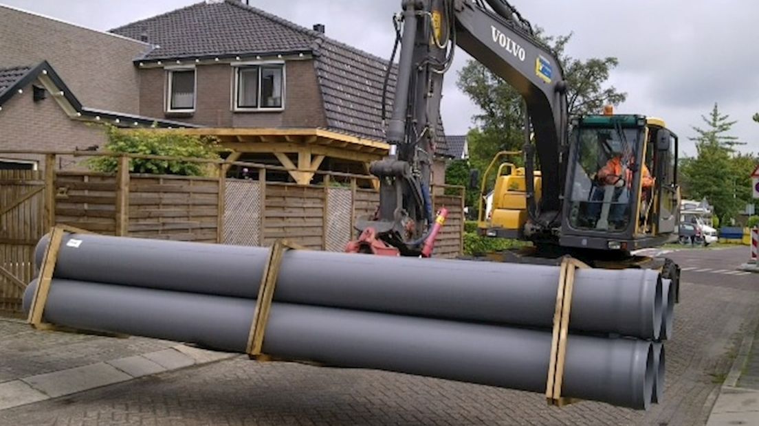 Start Aanleg Regenwaterriool Wijhe RTV Oost