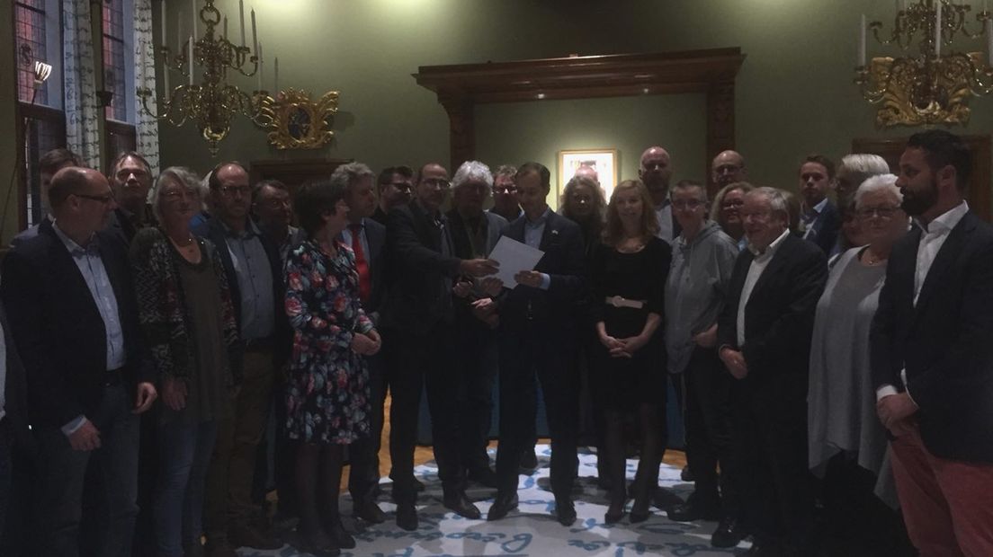 Minister Wiebes krijgt de brief