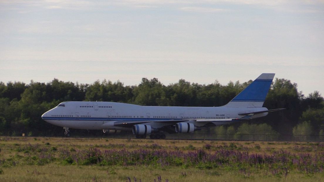De Boeing 747 Jumbo op Twente Airport
