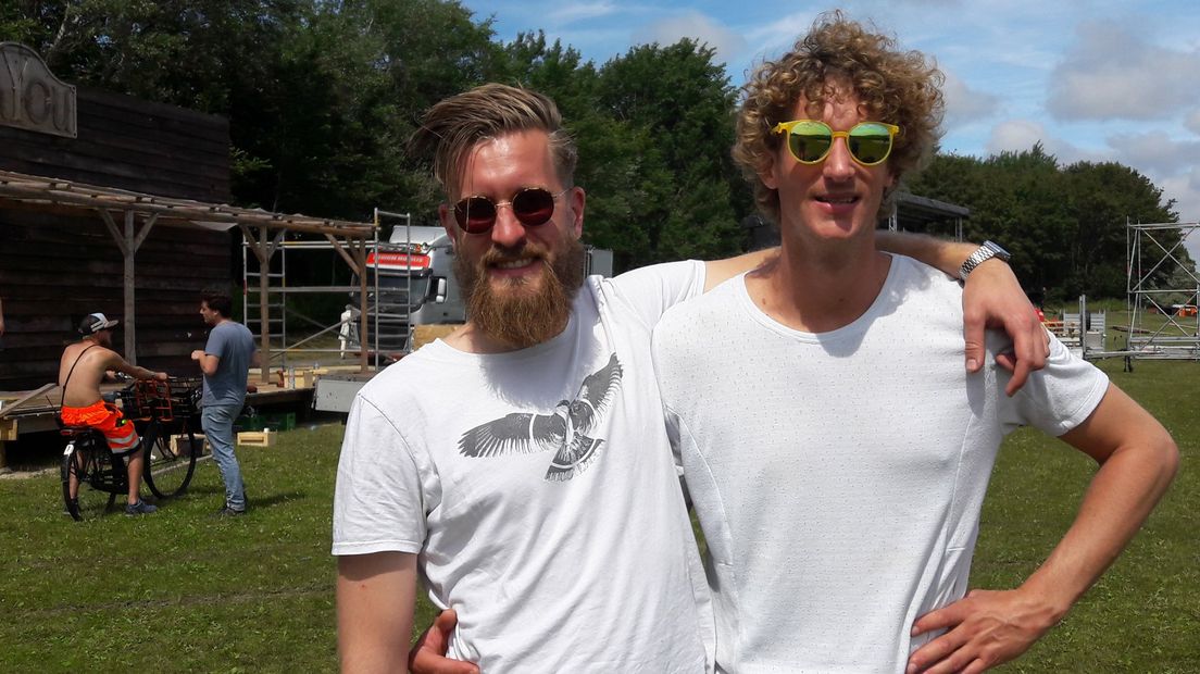 Loungefest-organisatoren Ben Wilson (l) en Aike Rosdorff (r).