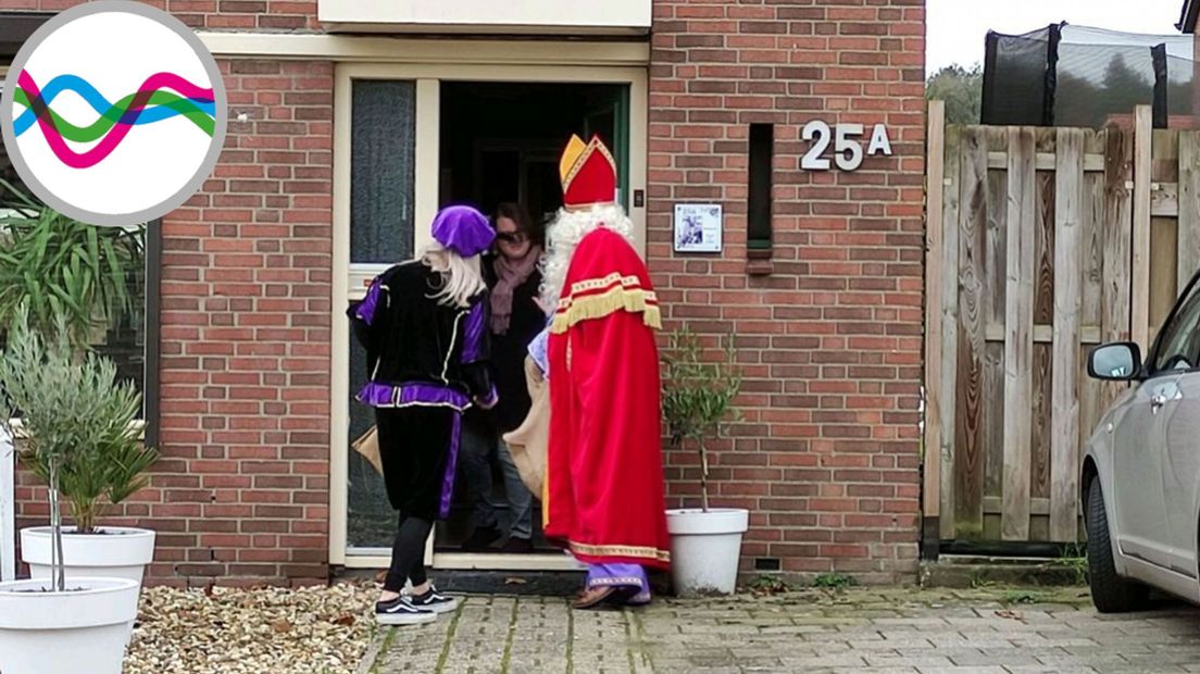 Sint en Piet op huisbezoek