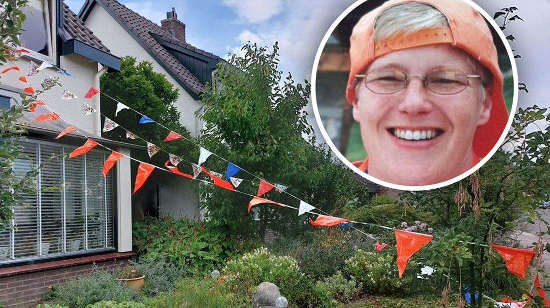 De versierde tuin van Ank Hobo in Neede.