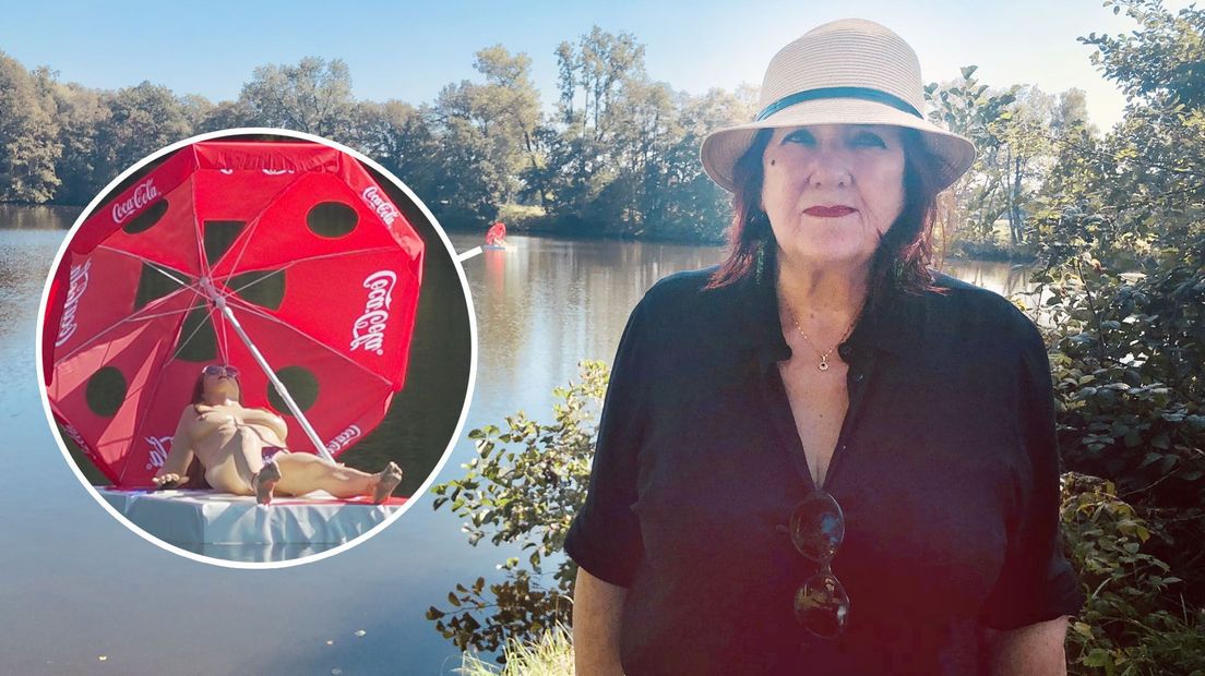 Nell Annink (74) en het beruchte kunstwerk