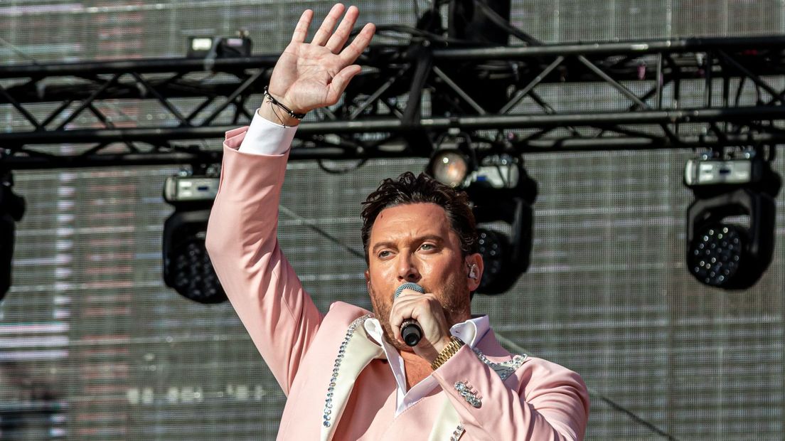 Tino Martin eerder dit jaar in het Olympisch Stadion in Amsterdam