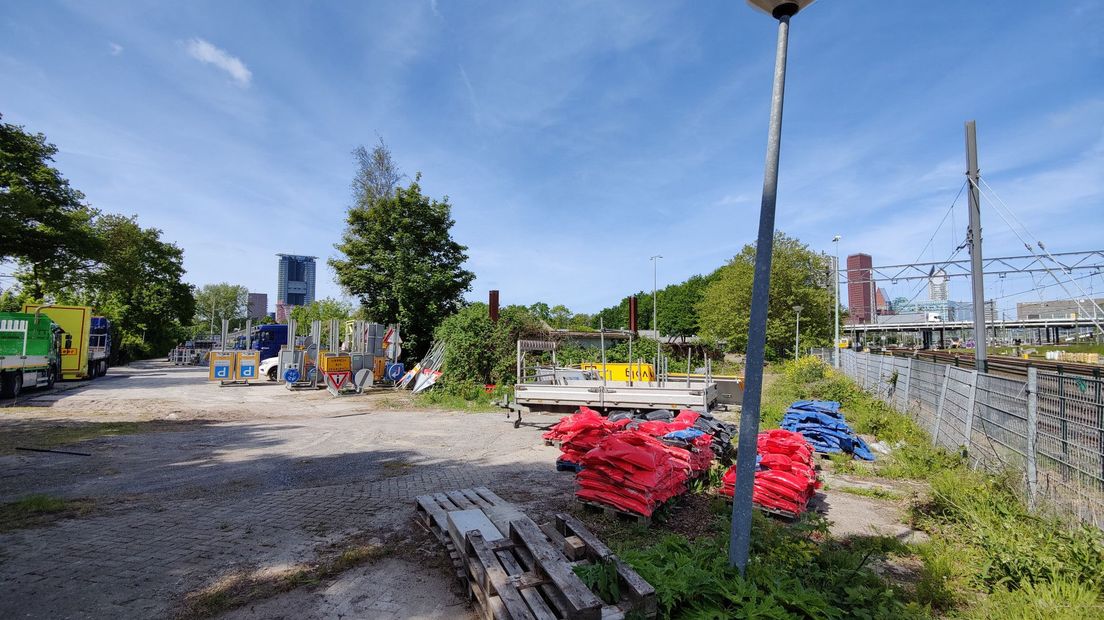 De driehoek tussen de sporen in Den Haag