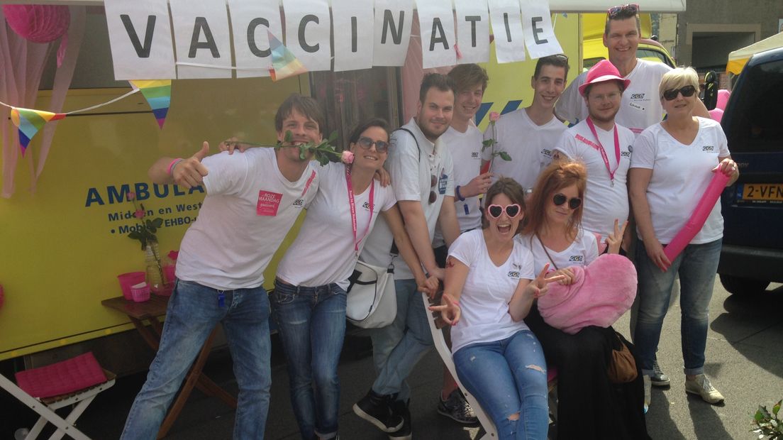 Het vaccinatieteam van de GGD Zeeland & Brabant