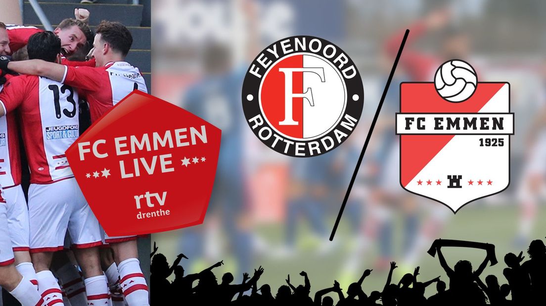 Lees terug: FC Emmen verliest met 4-0 van Feyenoord [afgesloten] - RTV Drenthe