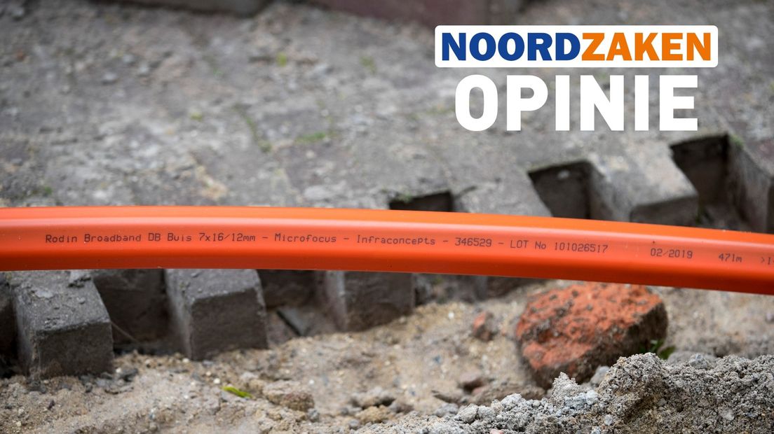 Een internetkabel van Rodin