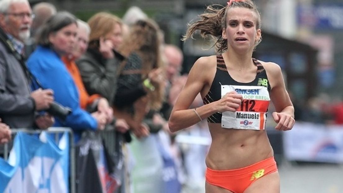 De Belgische Manuela Soccol gaat van start in de Kustmarathon