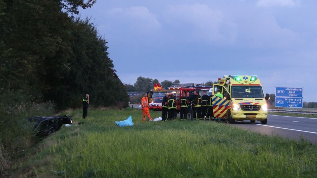 Vlissinger aangehouden na ongeluk A58
