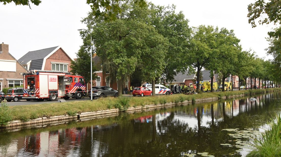 Hulpdiensten ter plaatse zaterdagmiddag in Musselkanaal