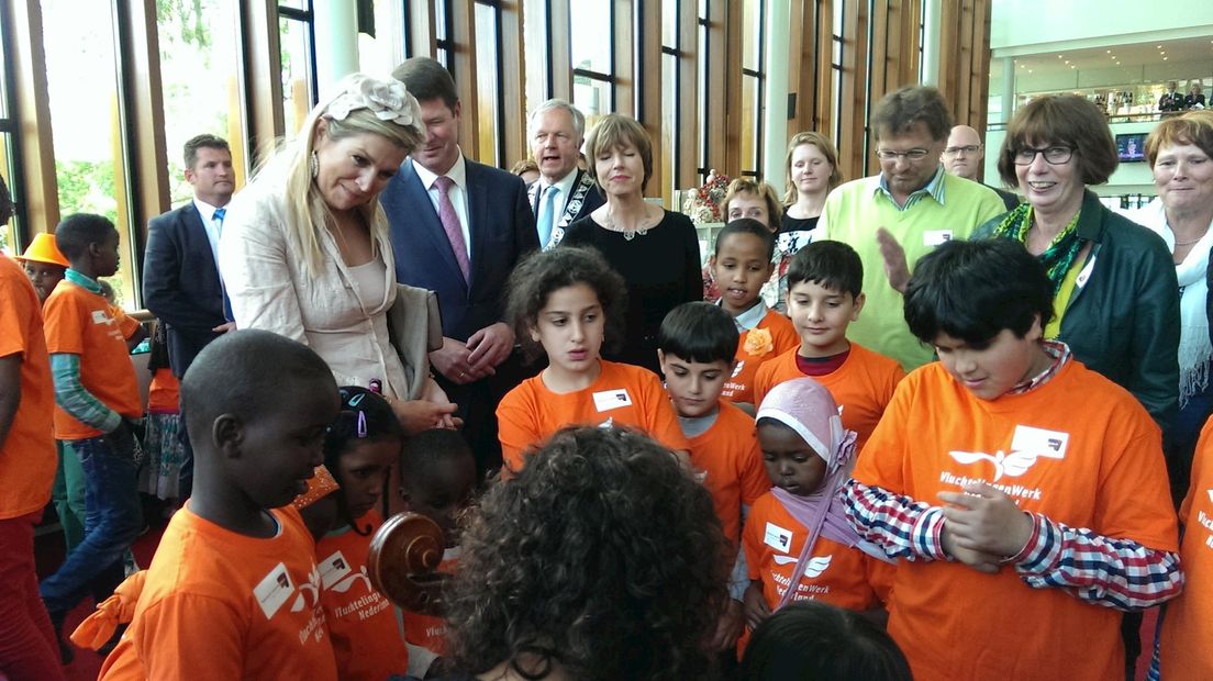 Koningin Máxima in Zwolle