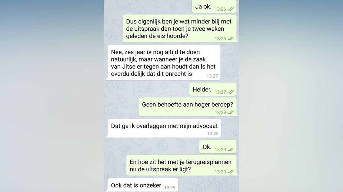Victor D. reageert op de uitspraak