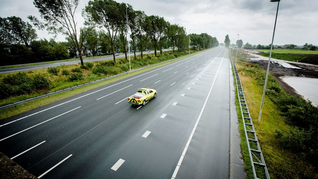 De A12 Utrecht richting Den Haag