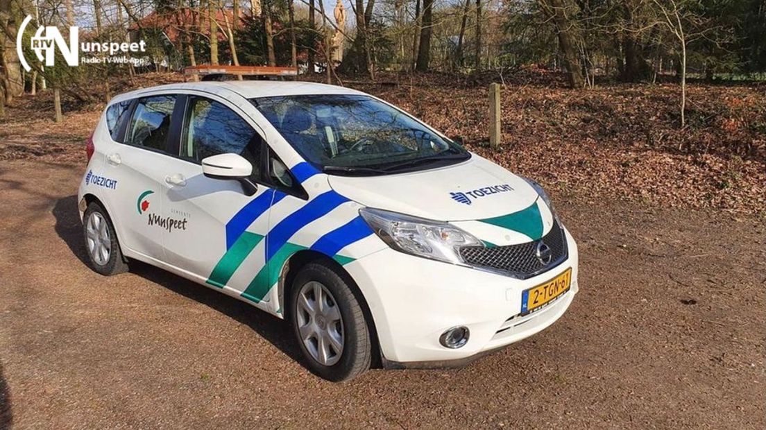 Toezichtauto boa's in de gemeente Nunspeet.
