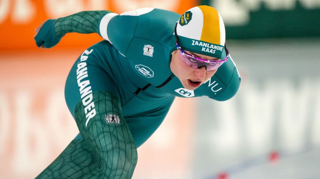 Melissa Wijfje tijdens het Olympisch Kwalificatie Toernooi in Heerenveen