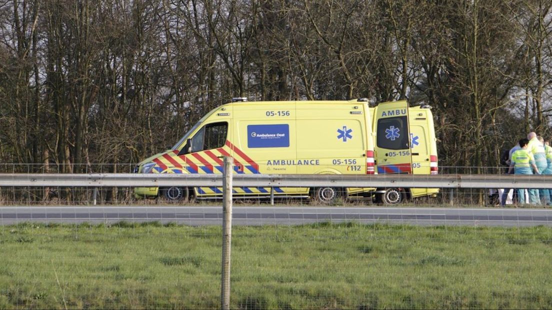 Twee ambulances ter plaatse