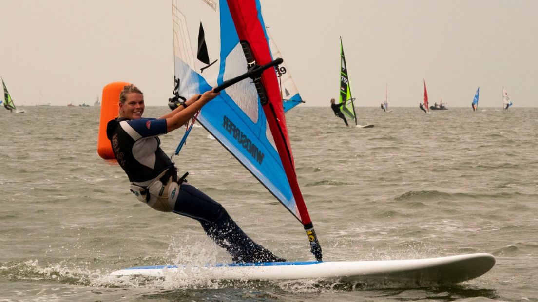 Windsurfster Marga Stalman