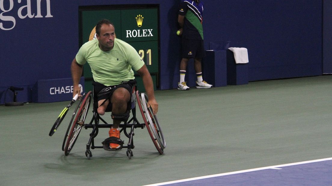 Egberink eerder dit jaar op de US Open