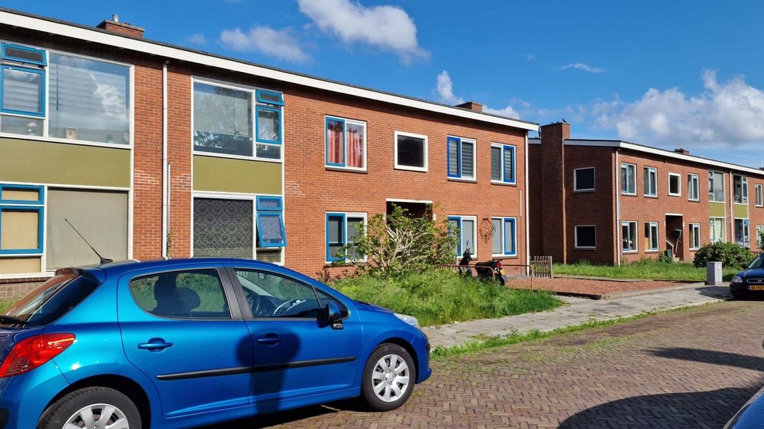 sociale huurwoningen in de H.J. Topstraat in Veendam