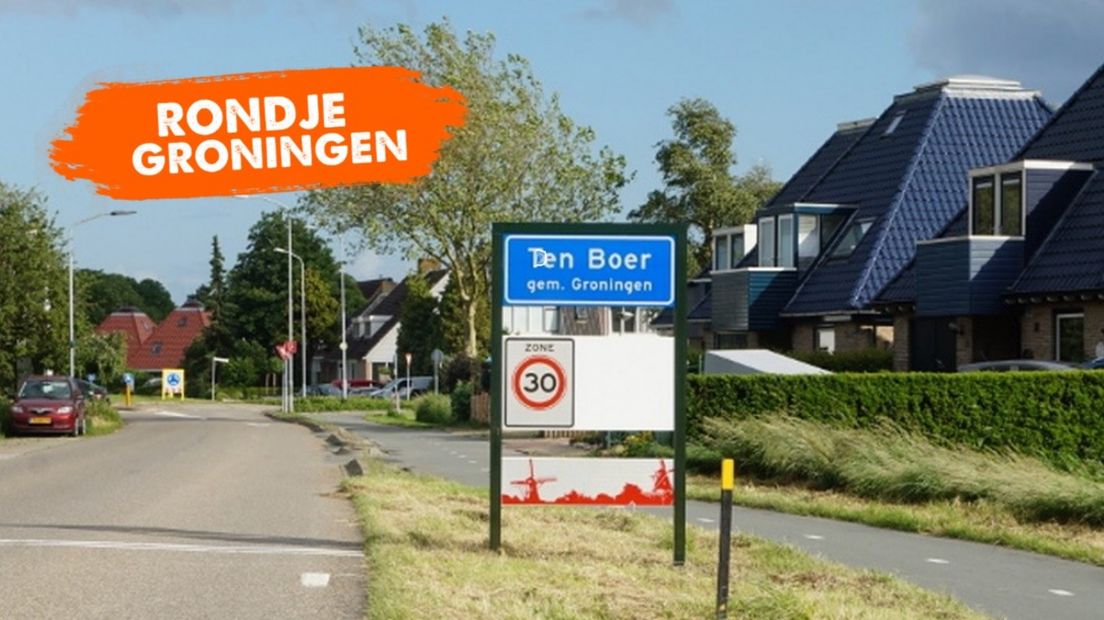 'Den Boer', in de gemeente Groningen