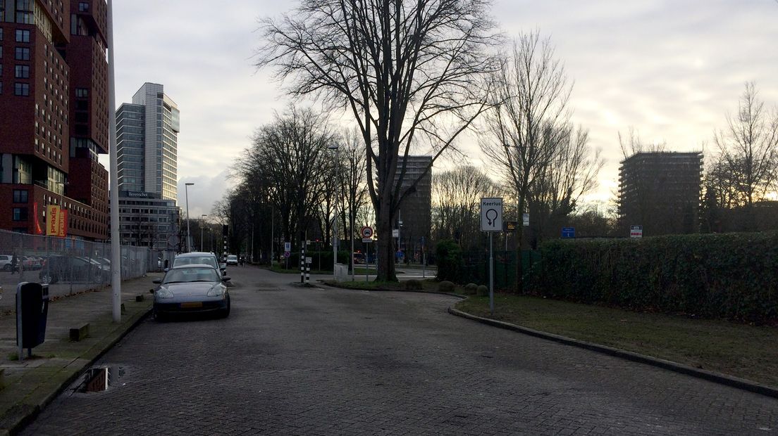 De diefstal was op de Europalaan, vlakbij de tippelzone.