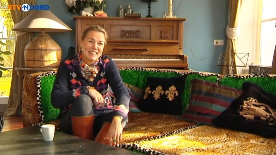 Annemarie Heite in haar gestutte boerderij